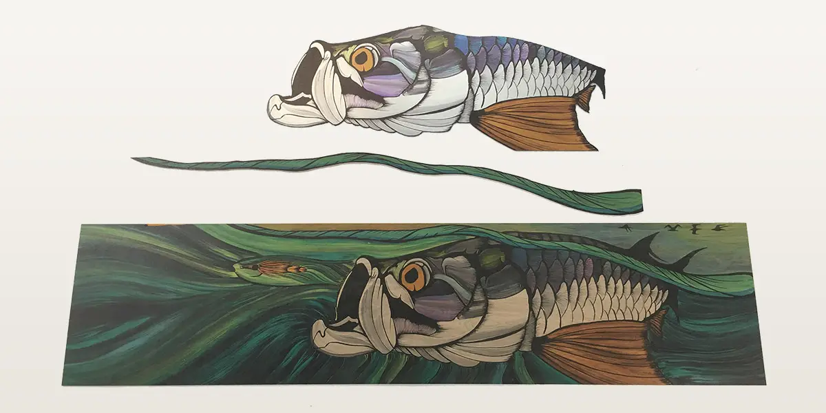 Fish cutout