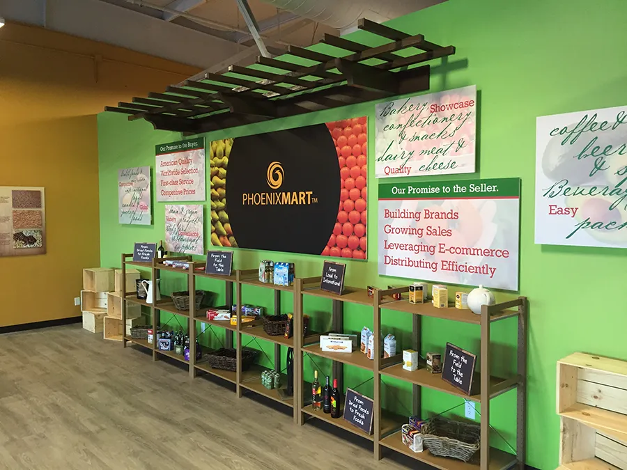 A photo taken at an angle with on-camera flash